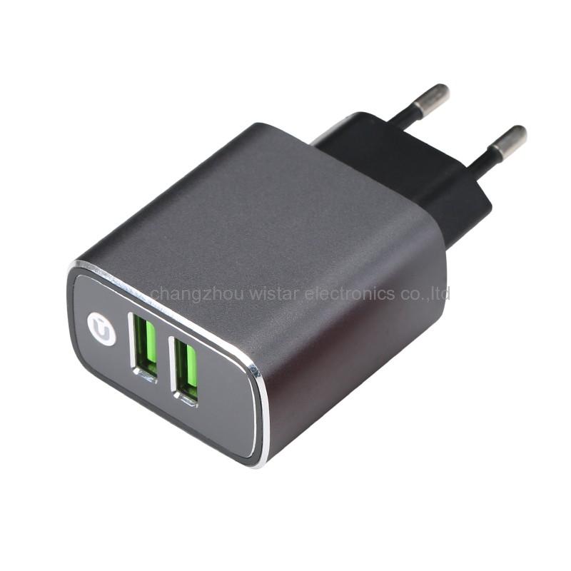 Wistar CC-2-05 2-Port Rapid Fast Wall Charger