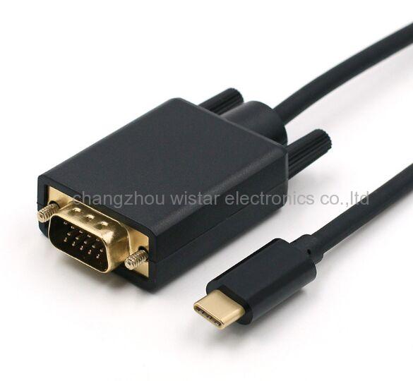 Wistar SCN-04 USB C male to VGA male cable 1080P