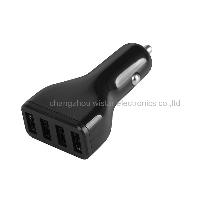 Wistar SSC-03 5V 4.8A Car charger with 4 usb ports